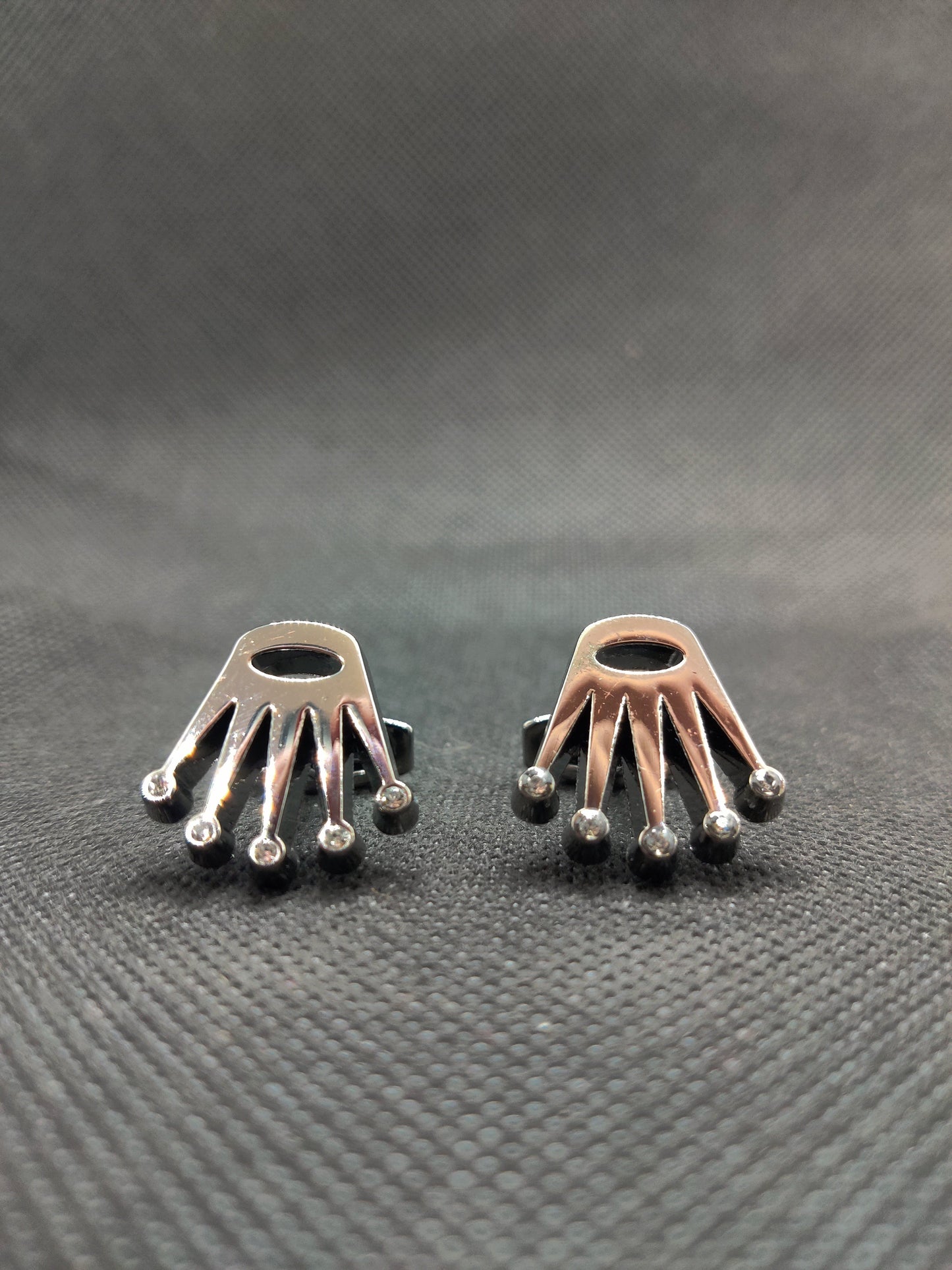 ROLEX CUFFLINKS (METALLIC BLACK)