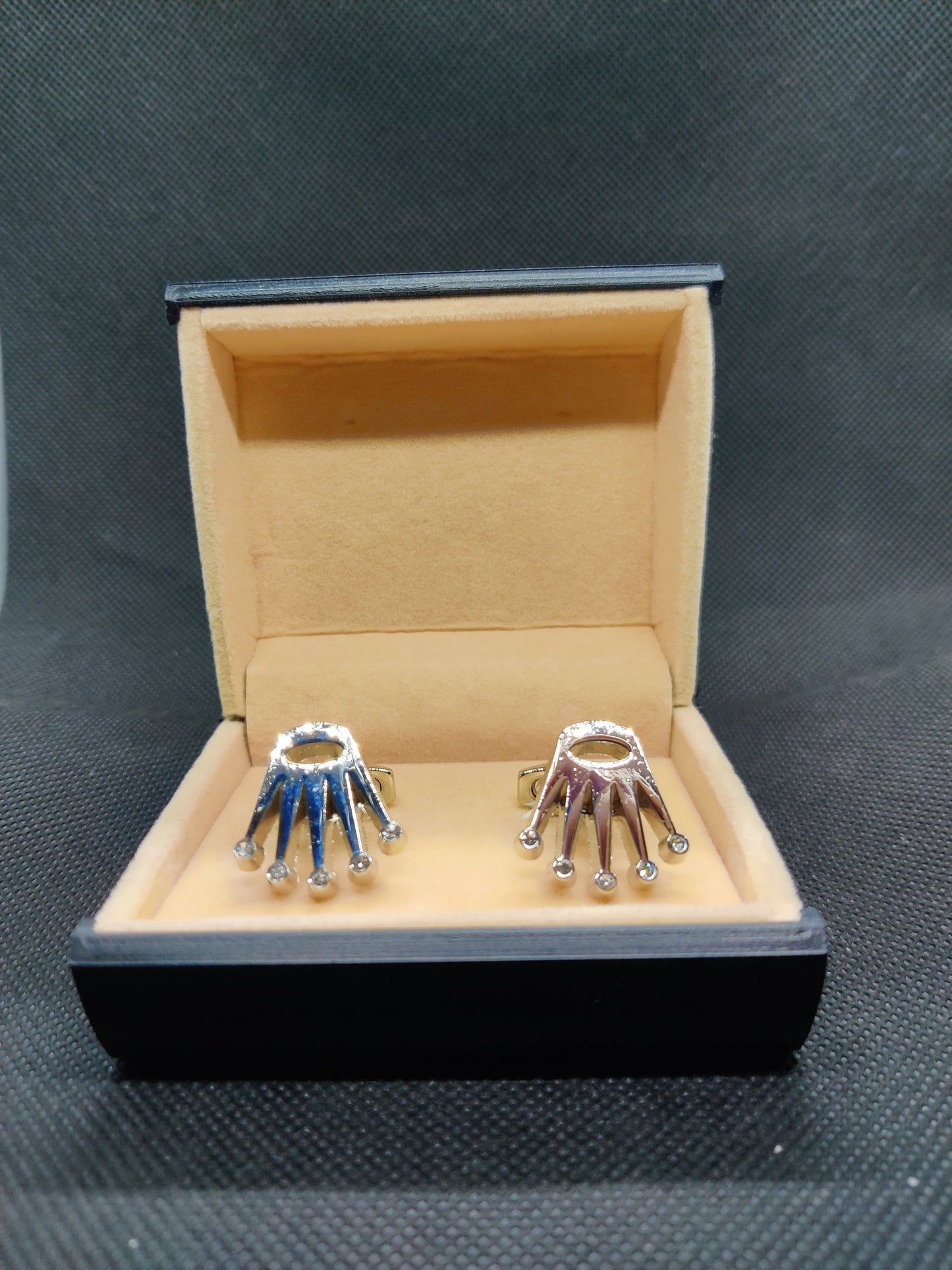ROLEX CUFFLINKS (SILVER)